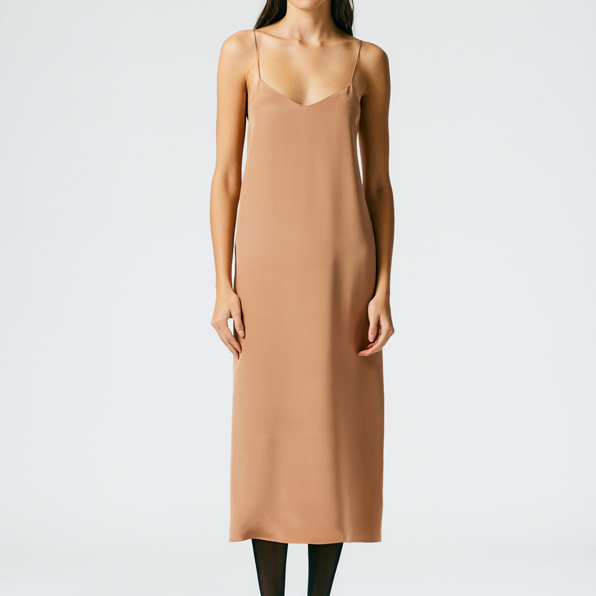 tibi silk slip dress 4-Ply Silk Slip Dress