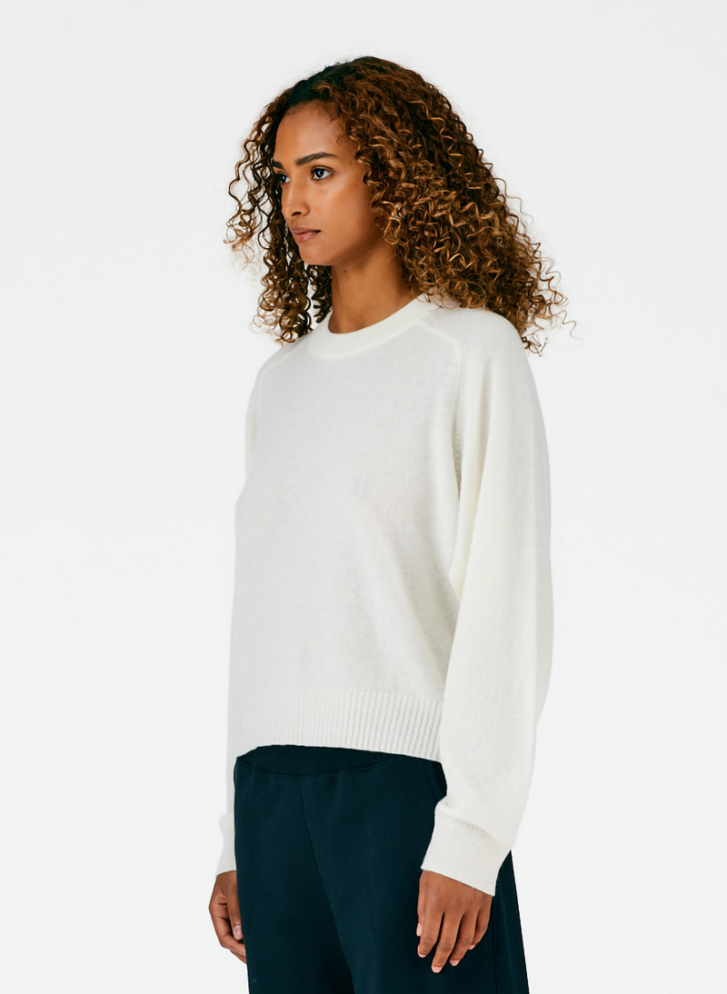 Feather Cashmere Open Sleeve Cocoon Sweater – Tibi Official