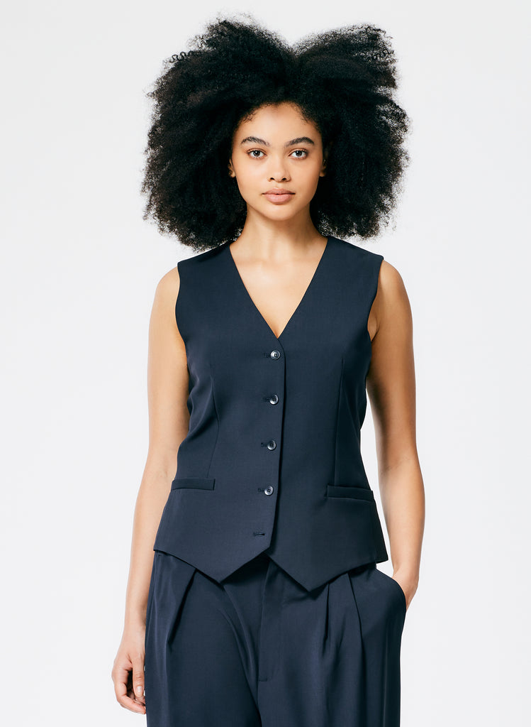 Tropical Wool Vest – Tibi Official