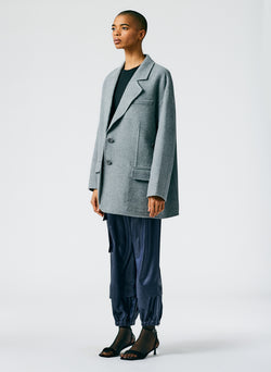Luxe Double Faced Wool Angora Liam Blazer – Tibi Official