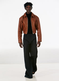 Aviator Leather  Jacket Sienna-03