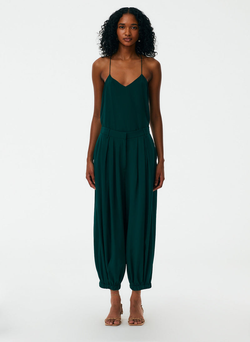 Eco Silk Pleated Balloon Pant – Tibi Official