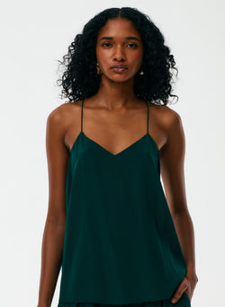 Eco Silk Classic Cami Bright Pine-06