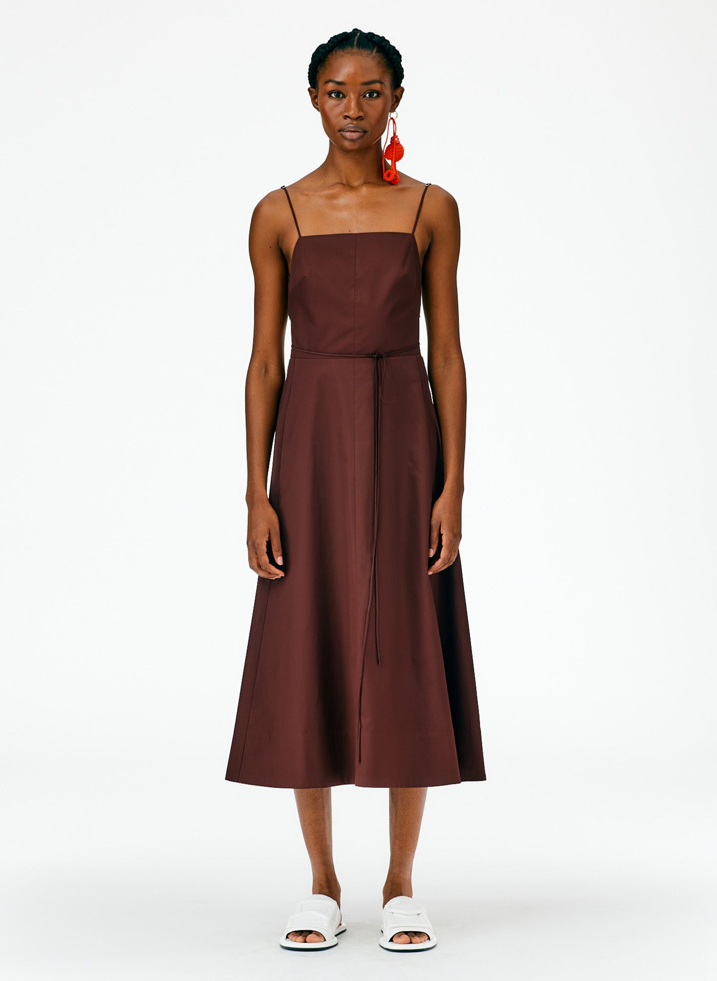 Eco Poplin Strappy Dress Tibi Official Eco Poplin Strappy Dress Tibi Official