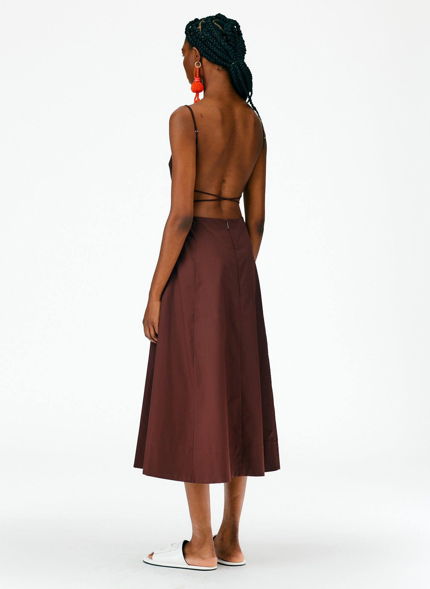 Eco Poplin Strappy Dress Eco Poplin Strappy Dress