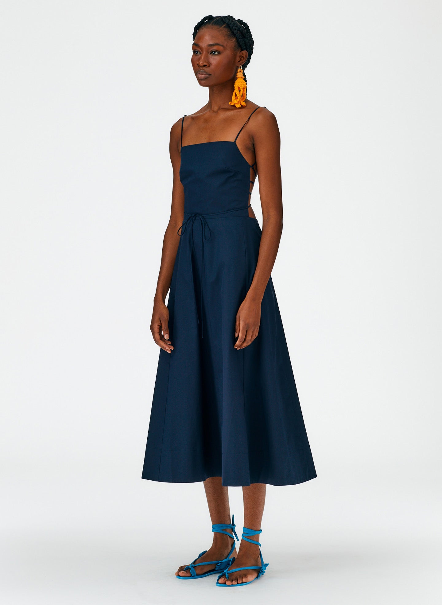 Eco Poplin Strappy Dress Eco Poplin Strappy Dress