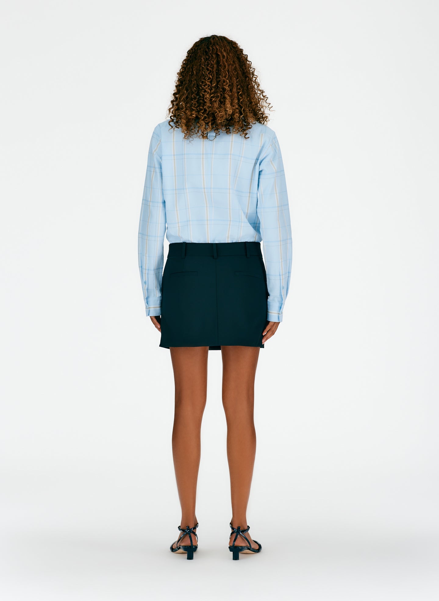 Fluid Suiting Mini Trouser Skirt