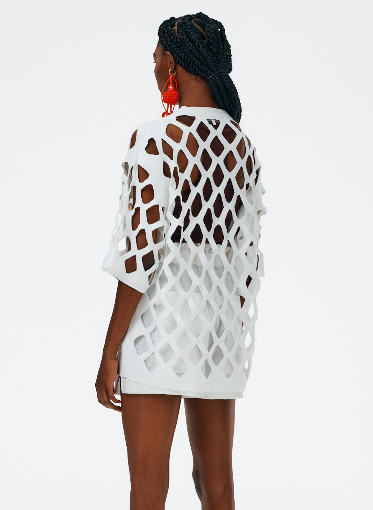 fishnet t shirt dress Sheer Mesh Women's Mesh T-Shirt Dress Fishnet Sheer Oversized Longline Tunic Top For Summer Janisramone Dress