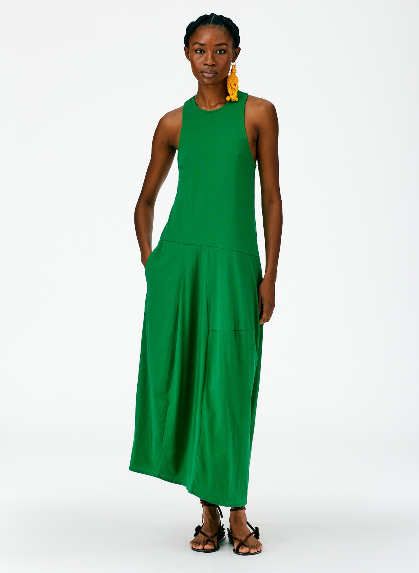 Green / 00 / U122TS1528 T-Shirt Sleeveless Dress Green / 00 / U122TS1528 T-Shirt Sleeveless Dress