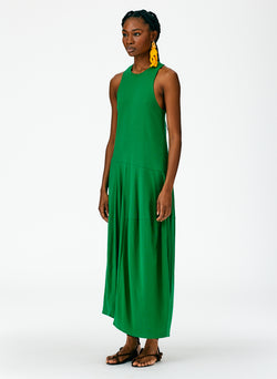 T-Shirt Sleeveless Dress Green-02
