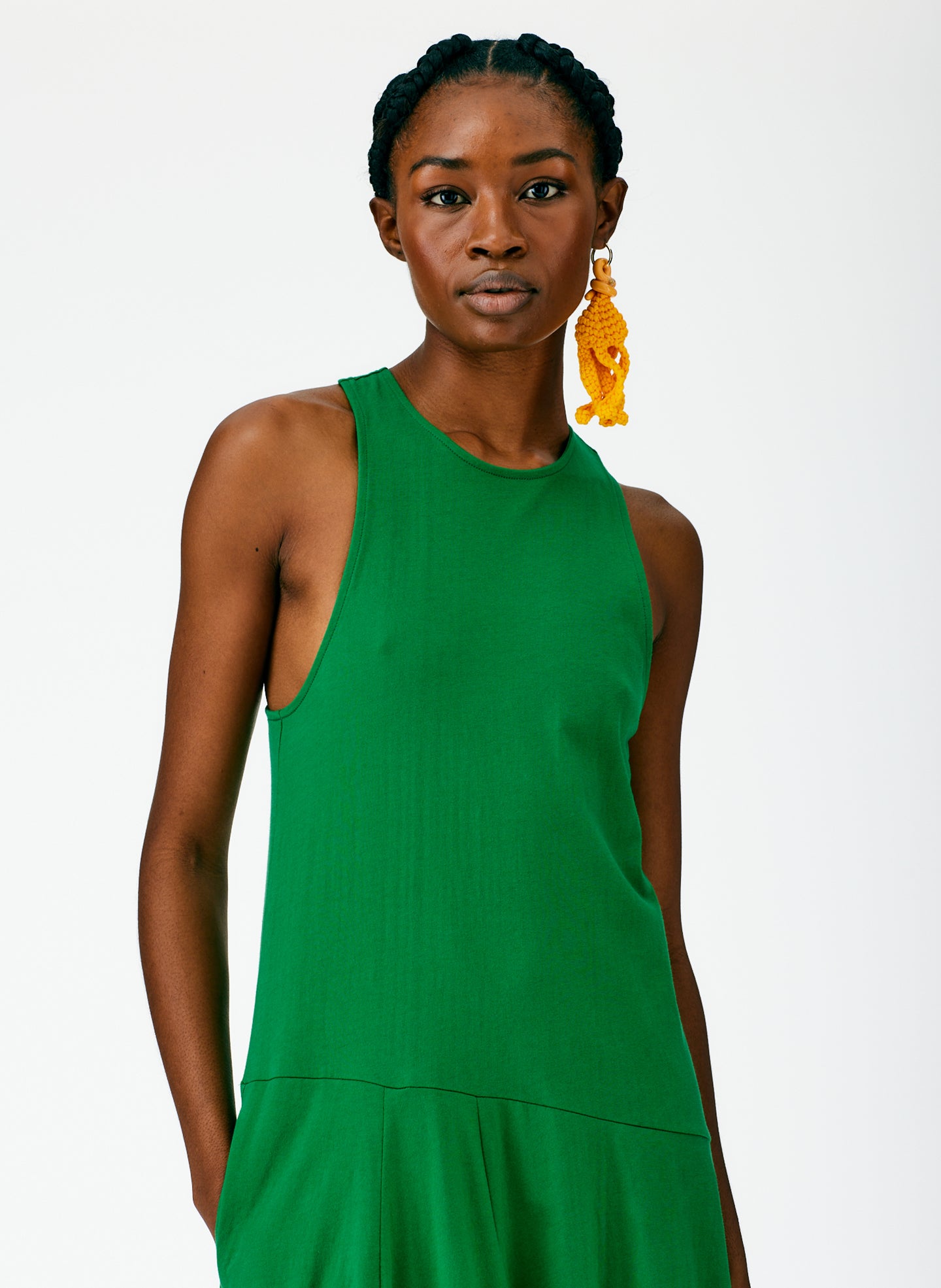 Green / 00 / U122TS1528 T-Shirt Sleeveless Dress Green / 00 / U122TS1528 T-Shirt Sleeveless Dress