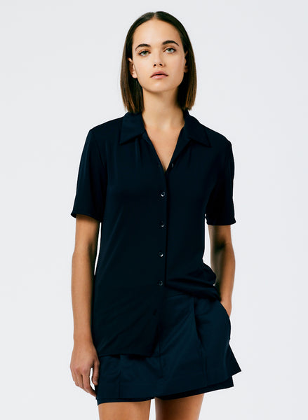 【正規品】Bibiy. ROSIE SHIRT KNIT NAVY Bibiy. ROSIE SHIRT KNIT NAVY