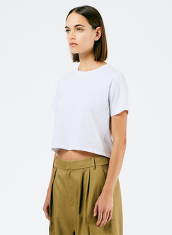 Cropped Baby T-Shirt White-2
