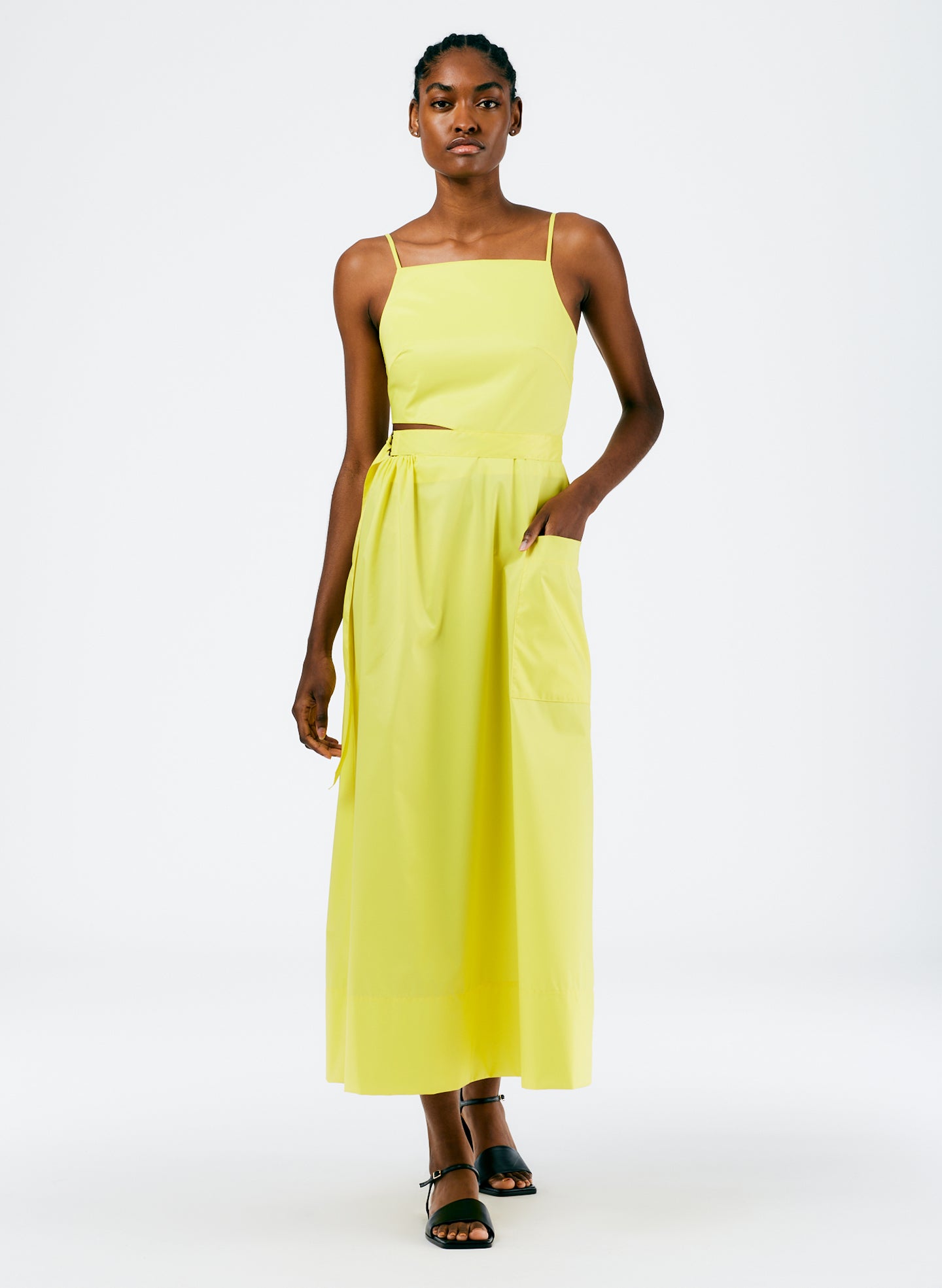 strappy cut out midi dress & OTHER STORIES Strappy Cut-Out Midi Dress