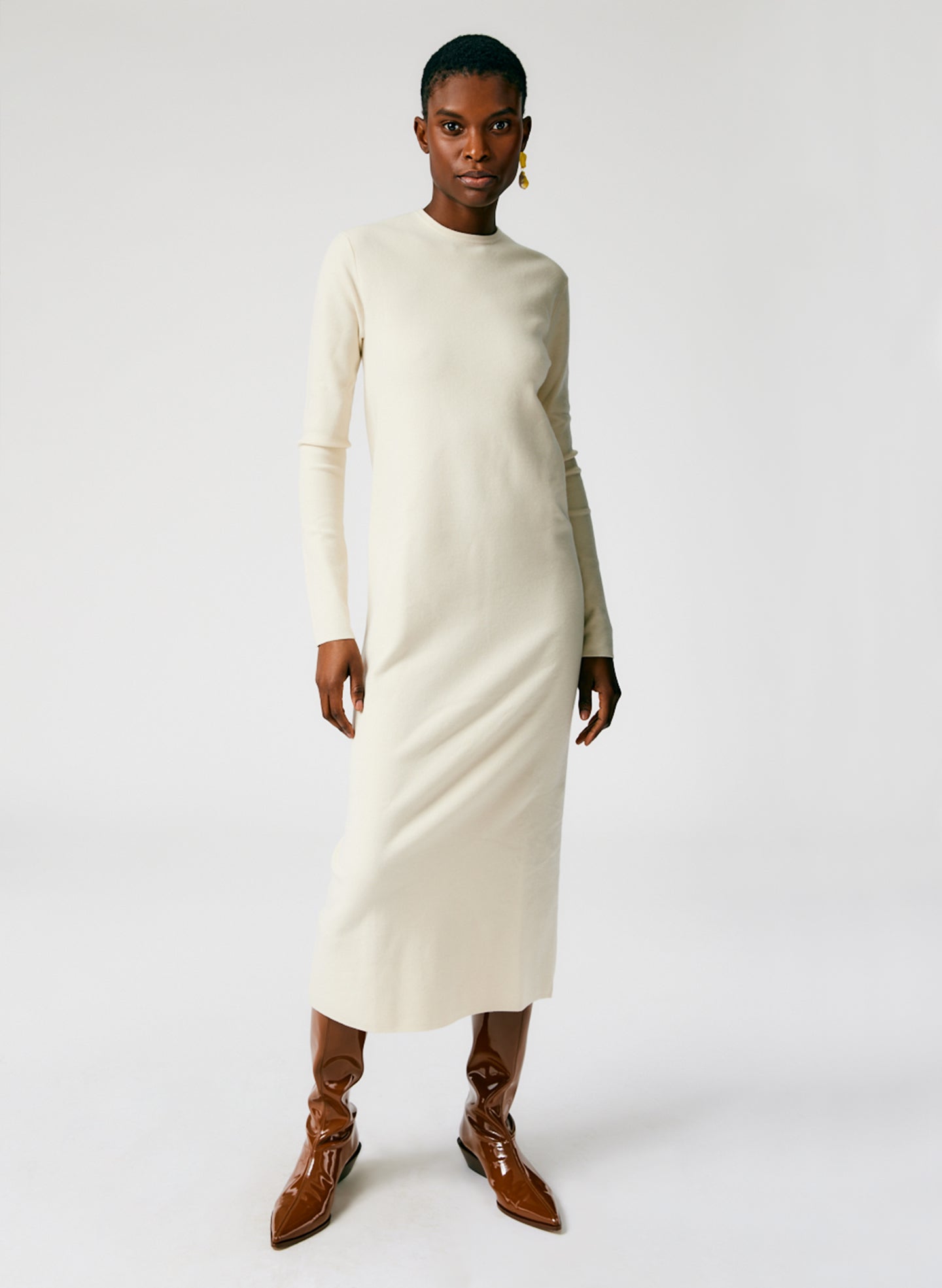 Compact Stretch Cashmere Dress Compact Stretch Cashmere Dress
